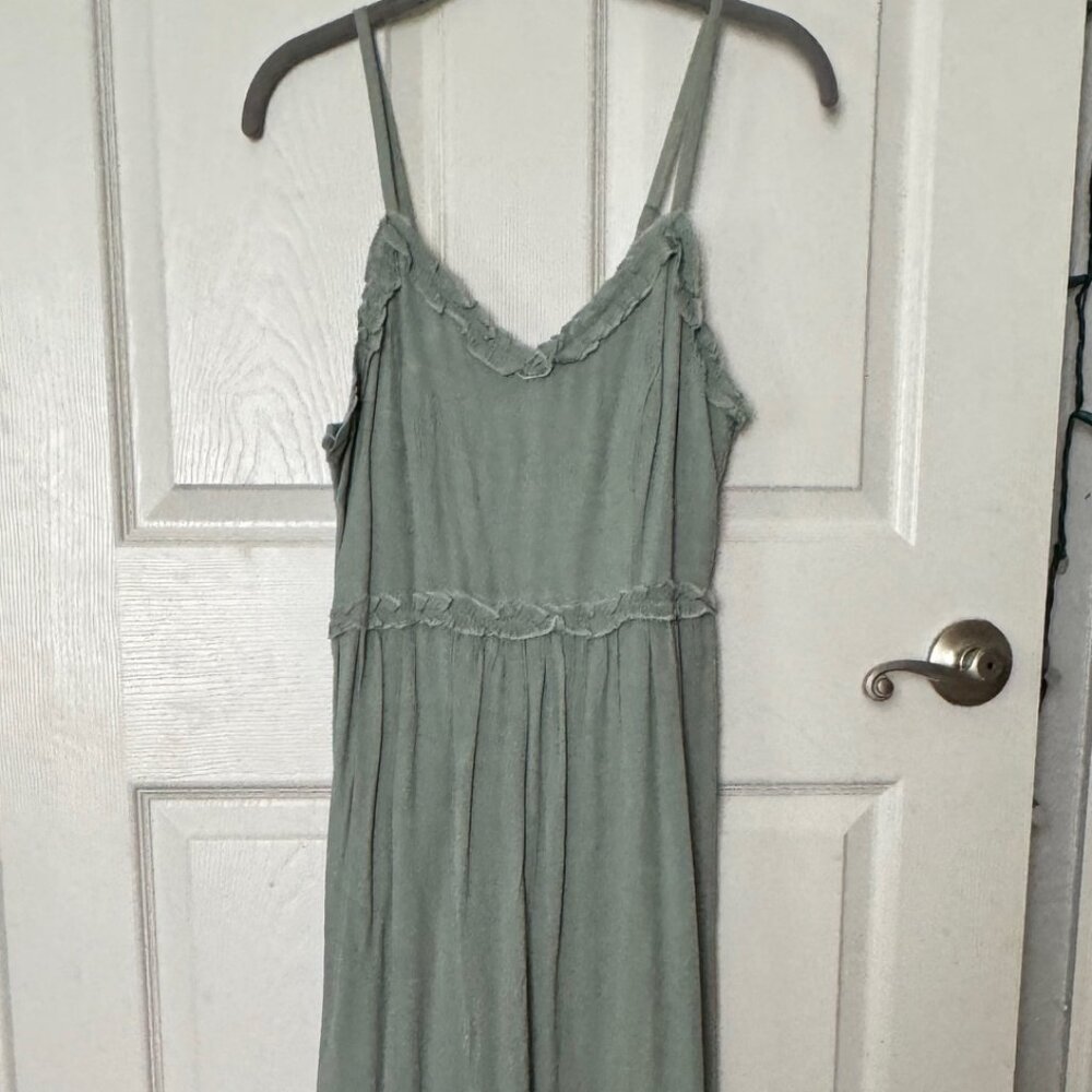 Japna Muted Jade Green Maxi Dress - NWT - SMALL